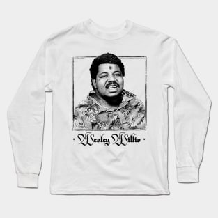 Wesley Willis / Original Retro Style Design Long Sleeve T-Shirt